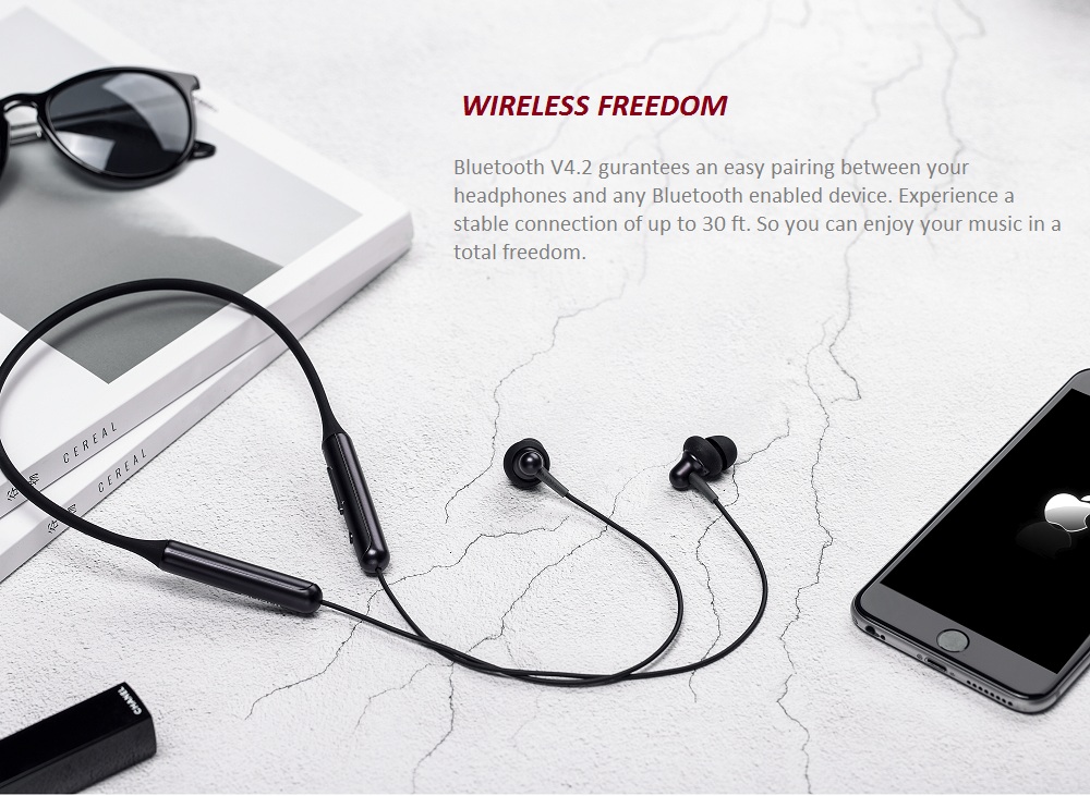 1MORE E1024BT Stylish Bluetooth In-Ear Headphones Black